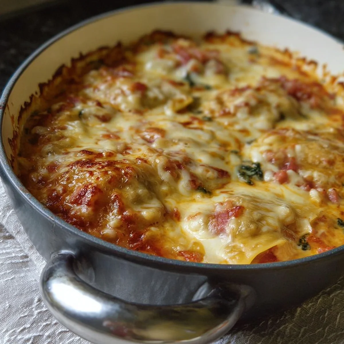 Überbackener Maultaschenauflauf: Einfaches Soulfood