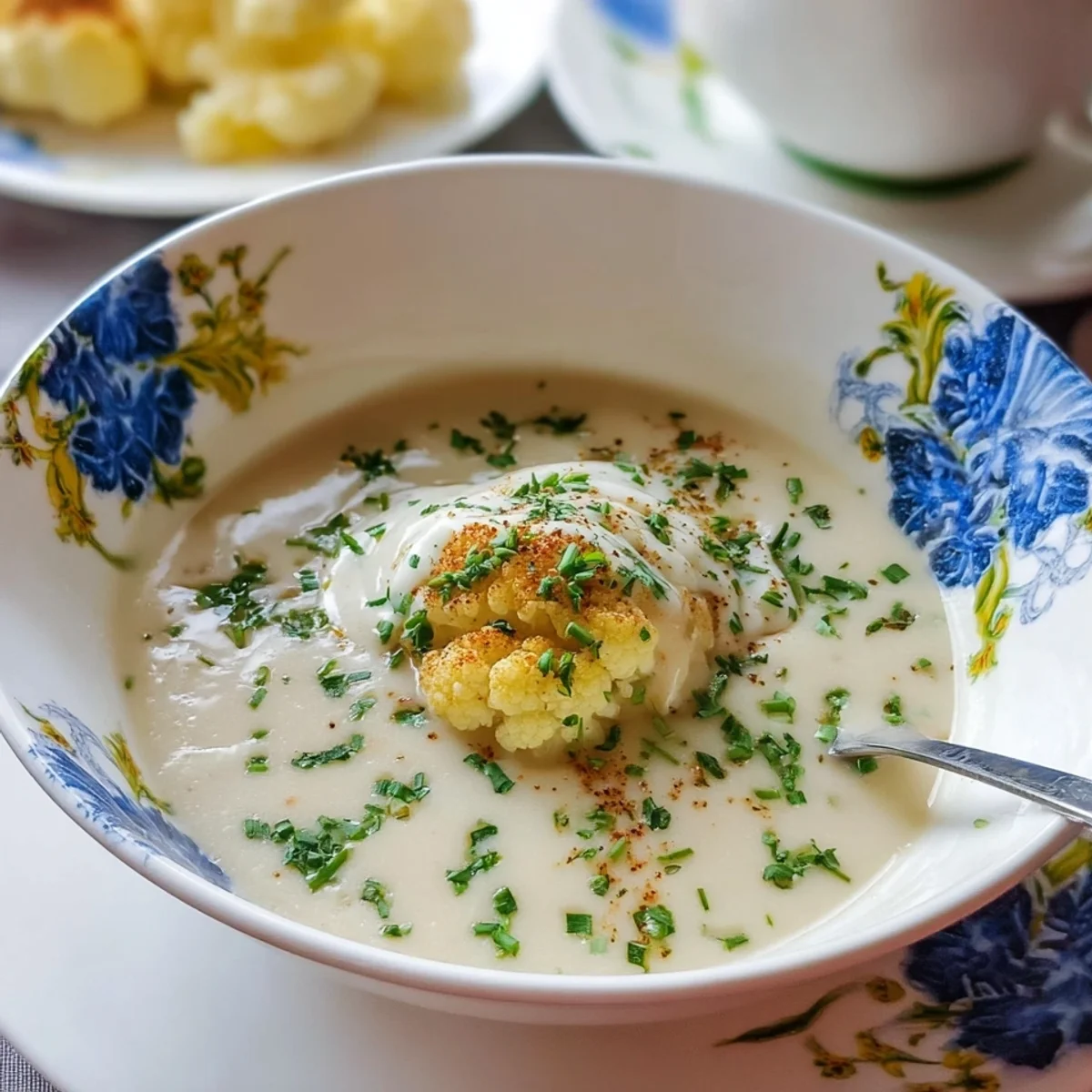 Cremige Blumenkohlsuppe nach Omas Rezept: Einfach & schnell