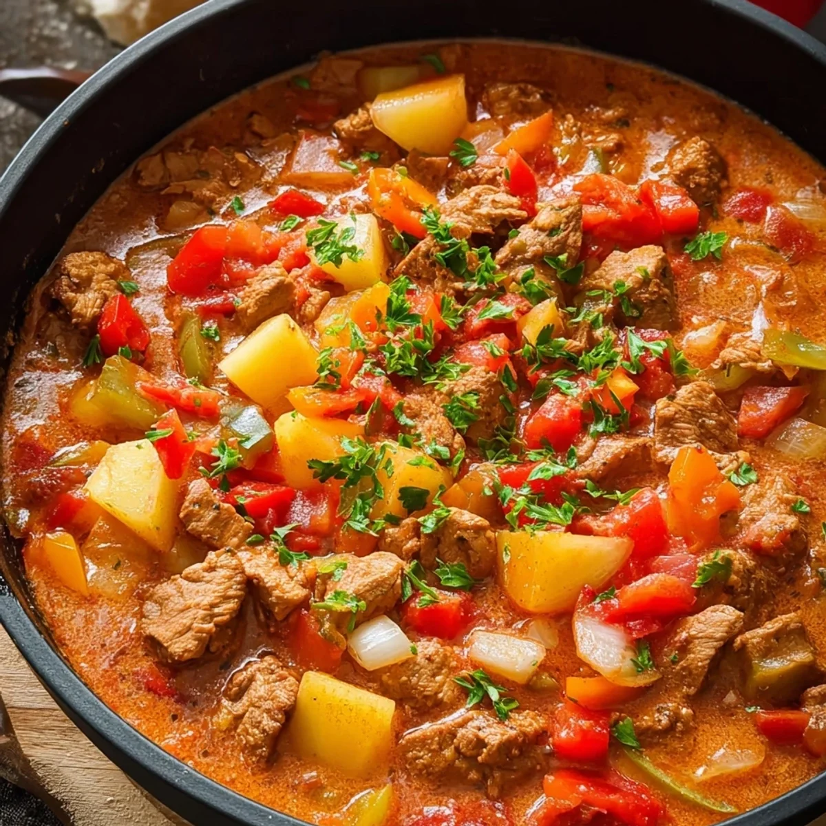 Deftige Gyrossuppe: Einfaches & schnelles Rezept