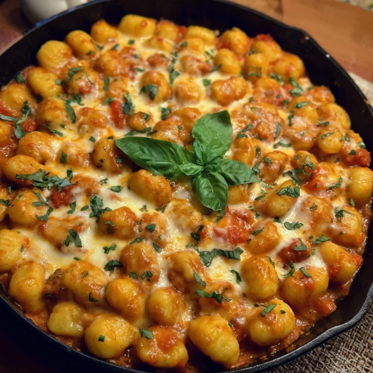 Gnocchi mit Tomatensoße & Mozzarella: Einfaches Rezept
