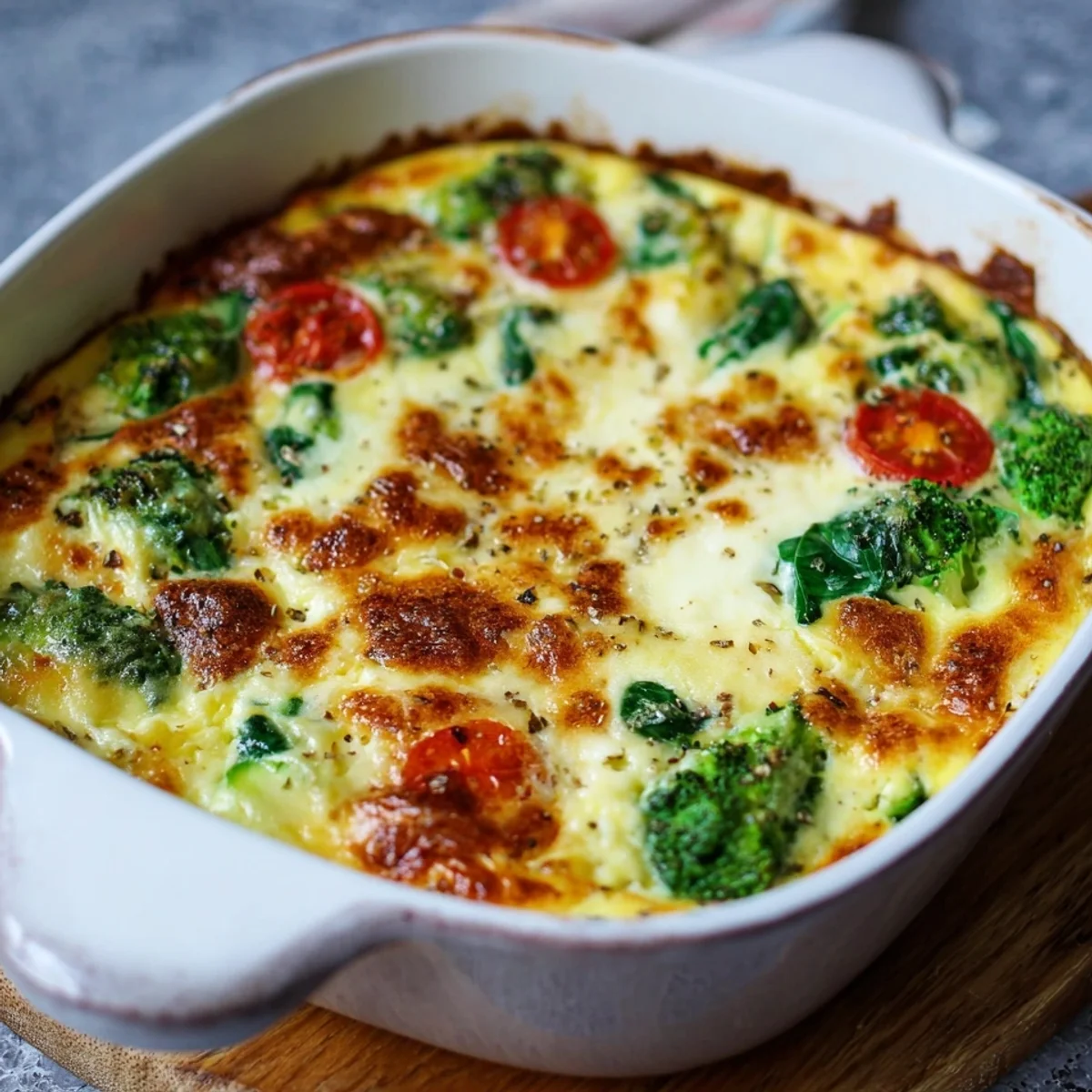 Hüttenkäse-Auflauf: Proteinreich & Low Carb