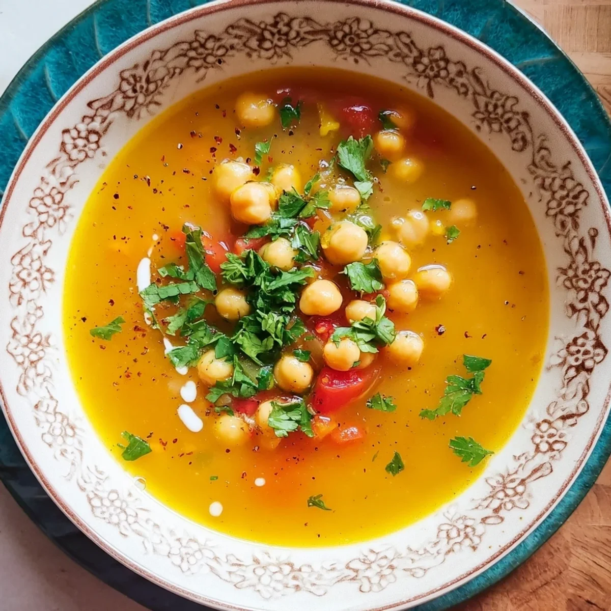 Orientalische Kichererbsensuppe: Einfach & lecker