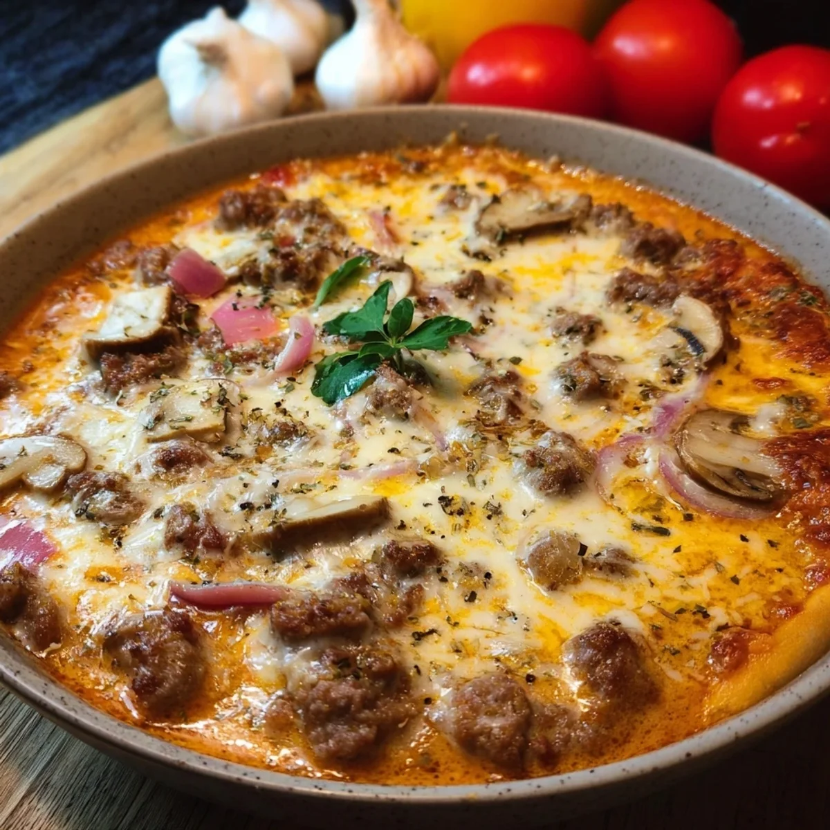 Pizzasuppe mit Hackfleisch: Schnell & einfach zubereitet