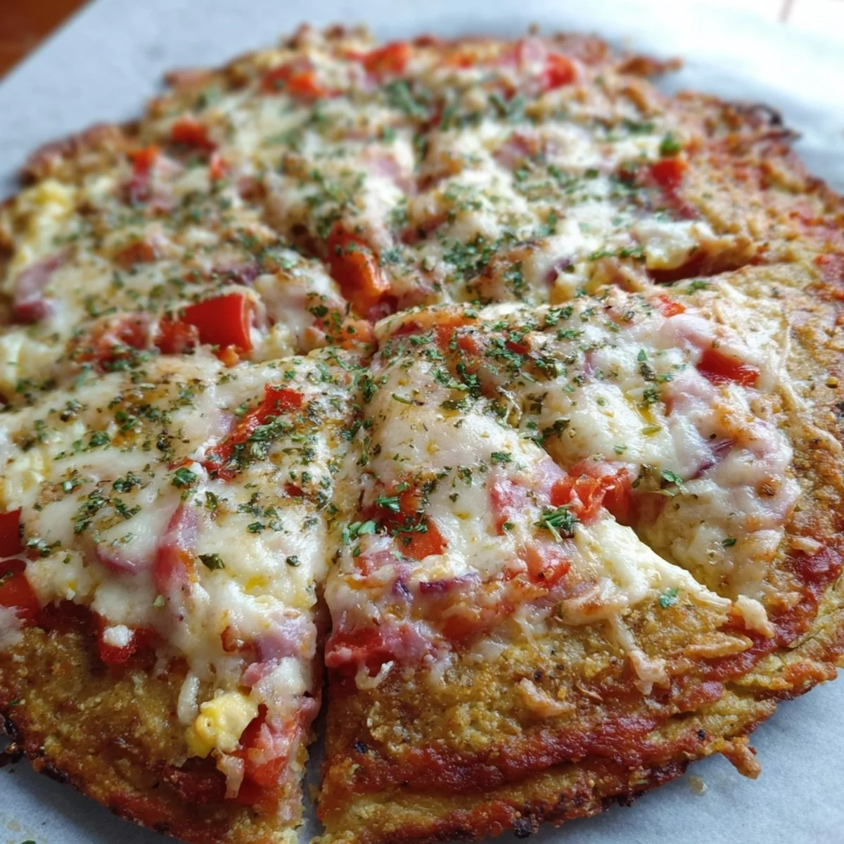 Protein-Schüttelpizza ohne Mehl: Gesund & Schnell