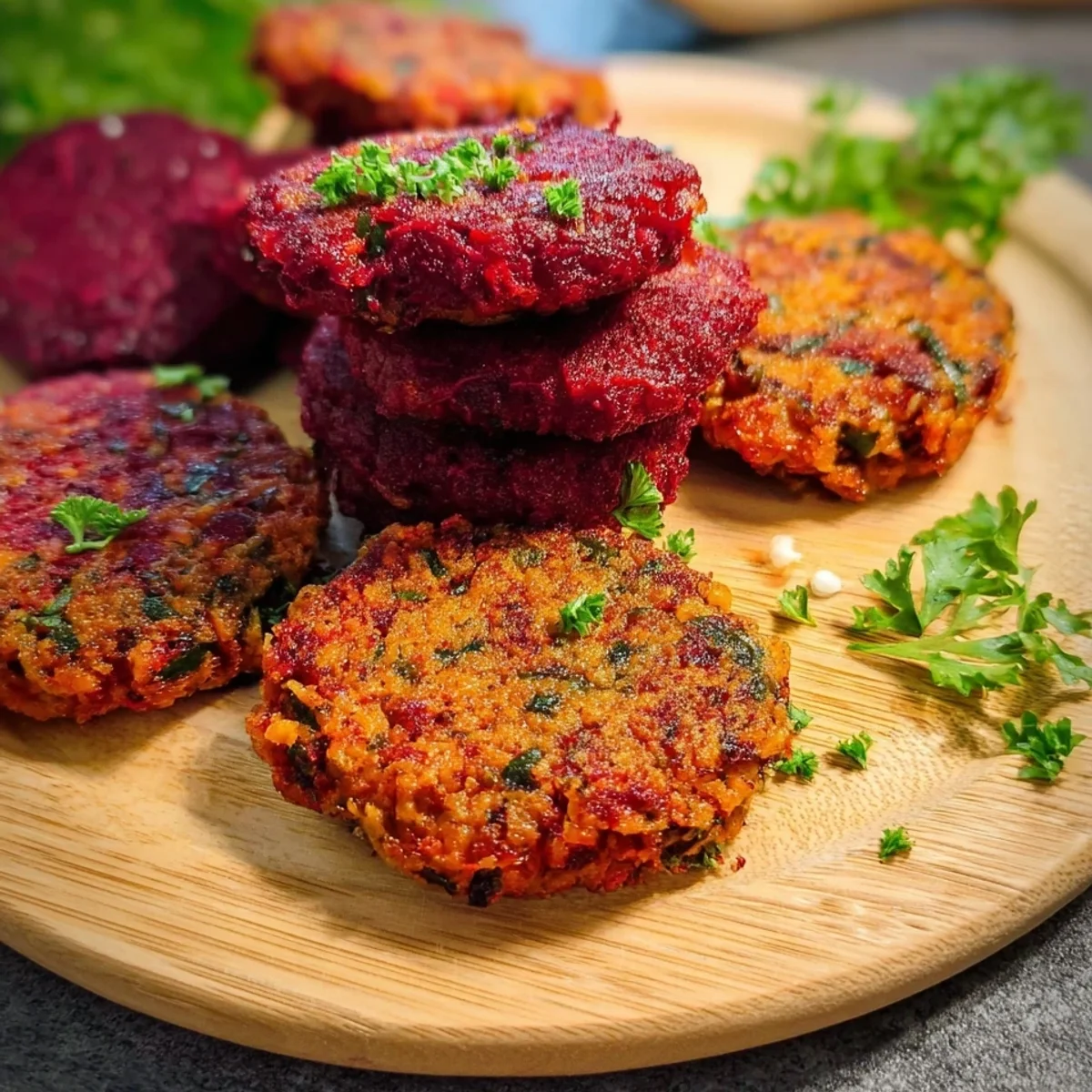 Rote Bete Bratlinge: Gesund, einfach & vegetarisch