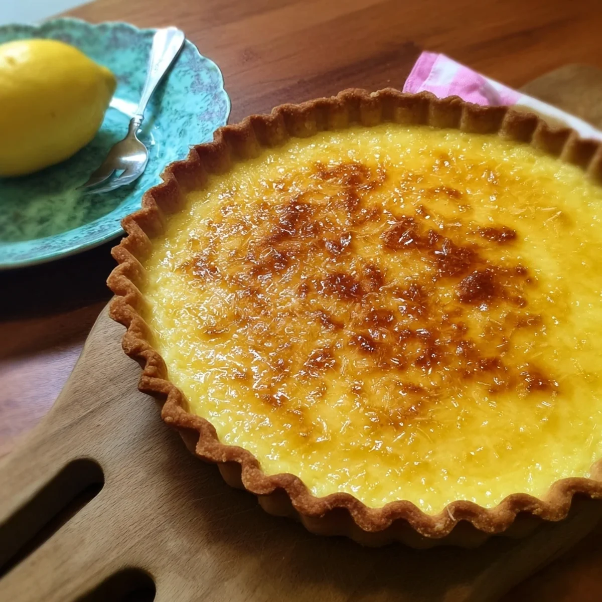 Saftige Zitronentarte: Einfaches französisches Rezept