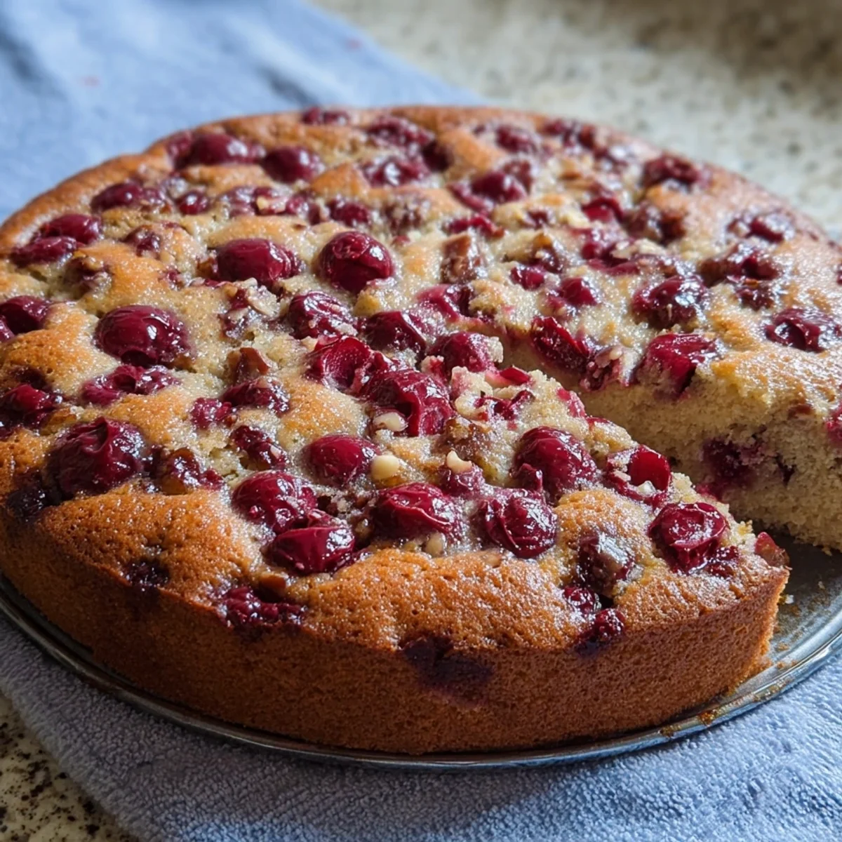 Saftiger Nuss-Schoko-Kirschkuchen Einfach & Lecker