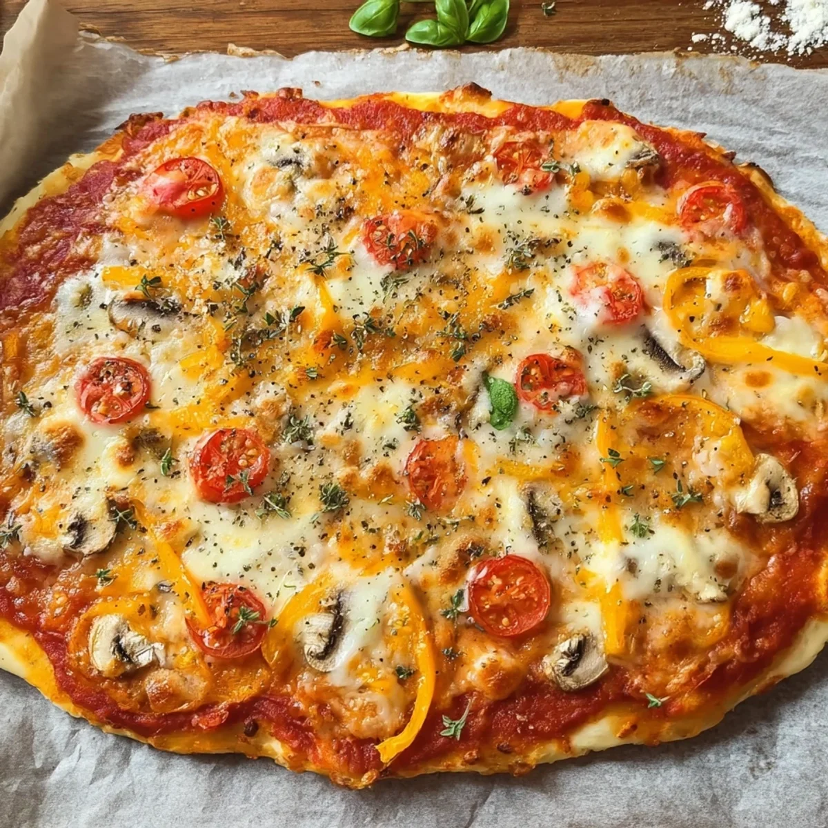 Skyr Pizza Rezept: Protein-Pizza einfach selbstgemacht