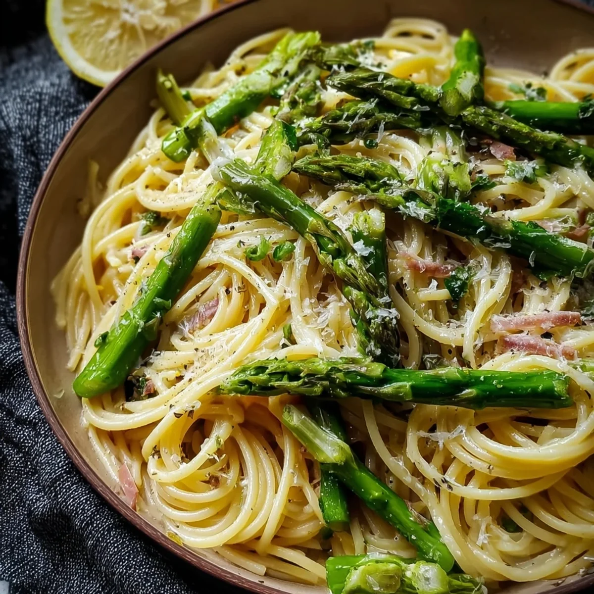 Spargel Pasta: Einfaches Frühlingsrezept mit grünem Spargel