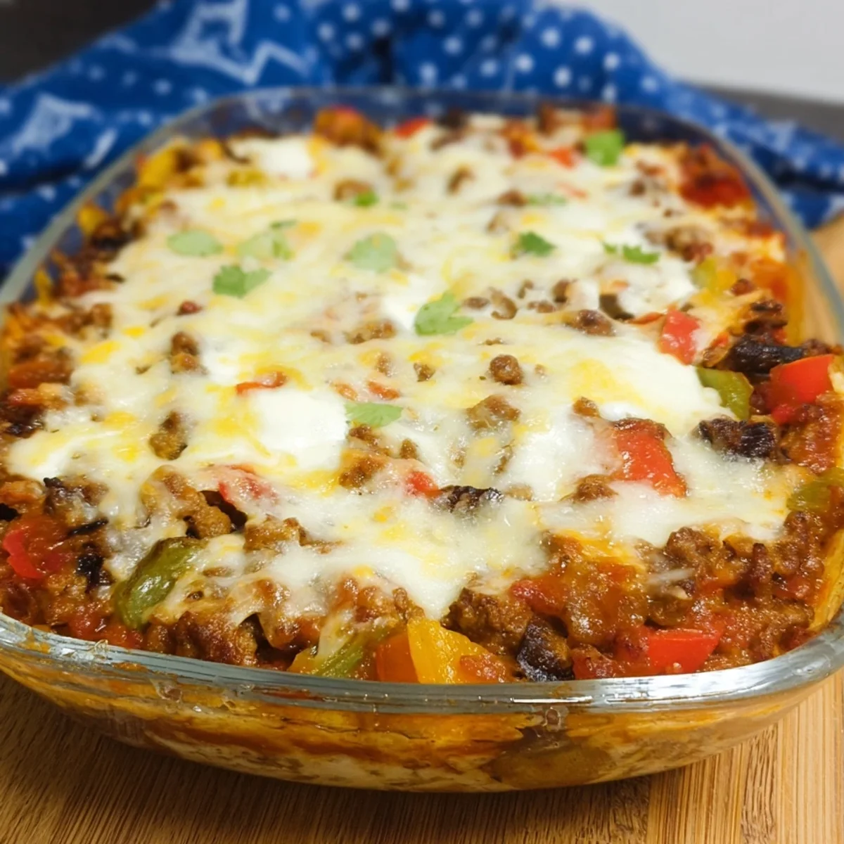 Tex-Mex Auflauf: Lecker & Low Carb Genuss