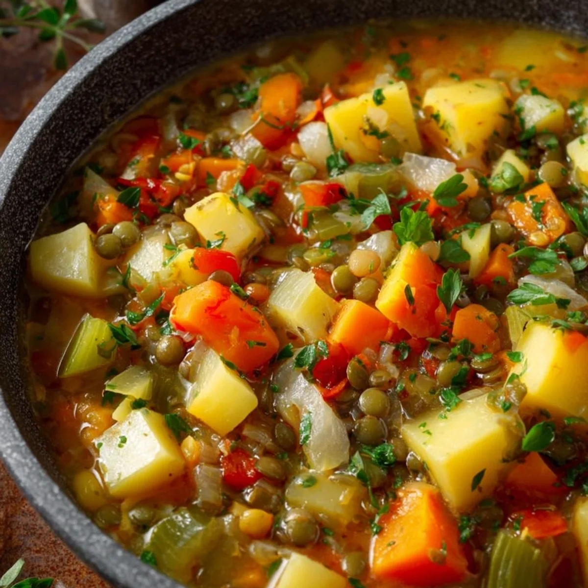Veganer Kartoffel-Eintopf: Gesund & einfach zubereitet