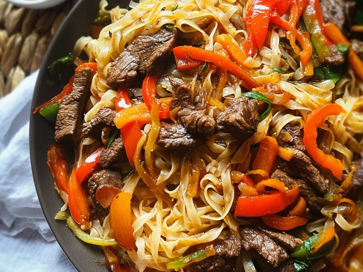 Asiatische Reisnudeln mit Rindfleisch & knackigem Gemüse - Bild 2