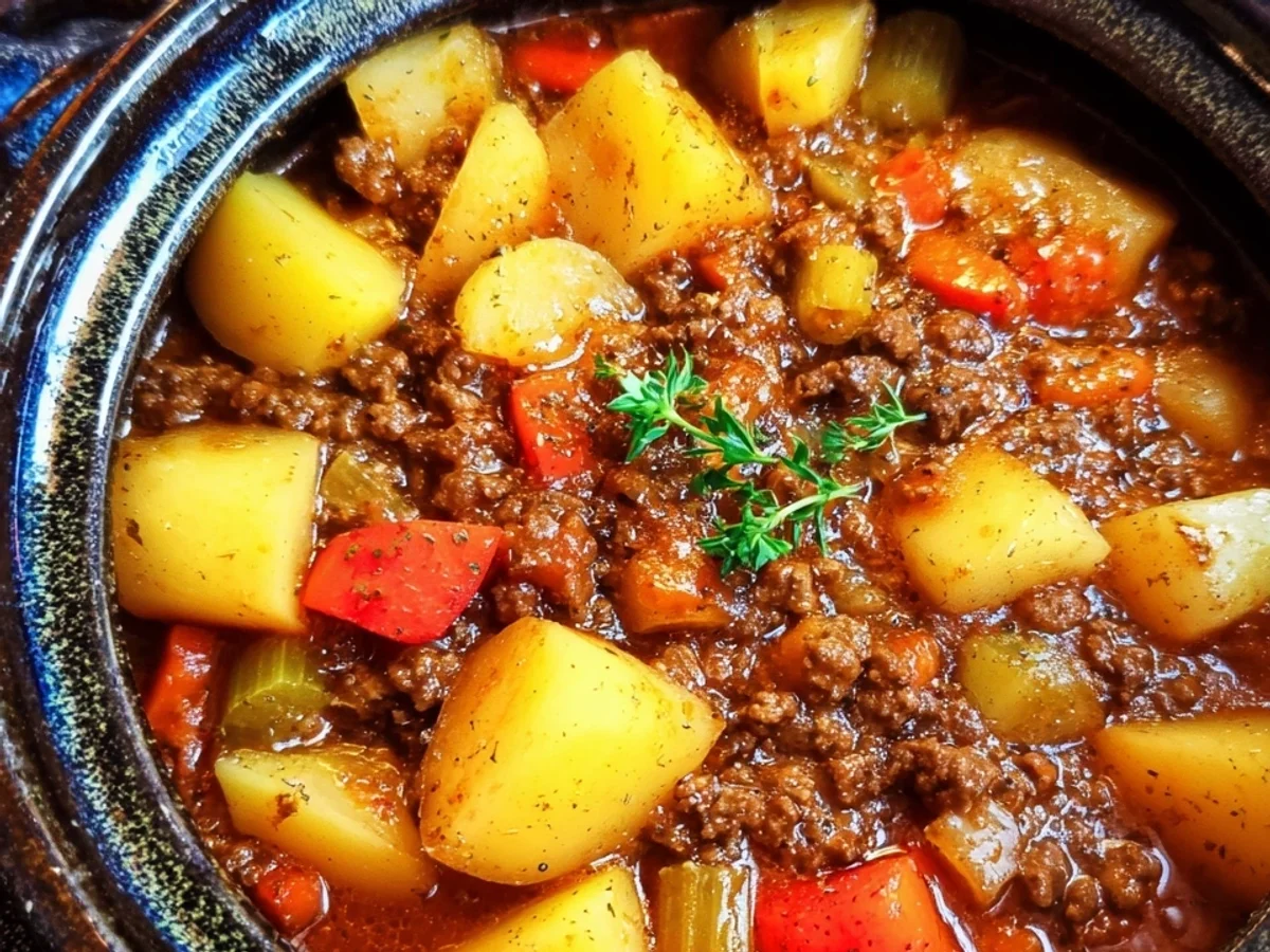 Bauerntopf mit Hackfleisch & Kartoffeln: Deftig & einfach - Bild 1