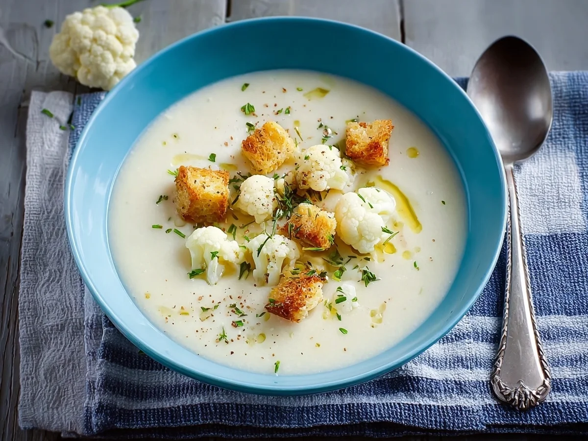 Blitz Blumenkohlsuppe mit Croûtons: Einfach & schnell - Bild 2