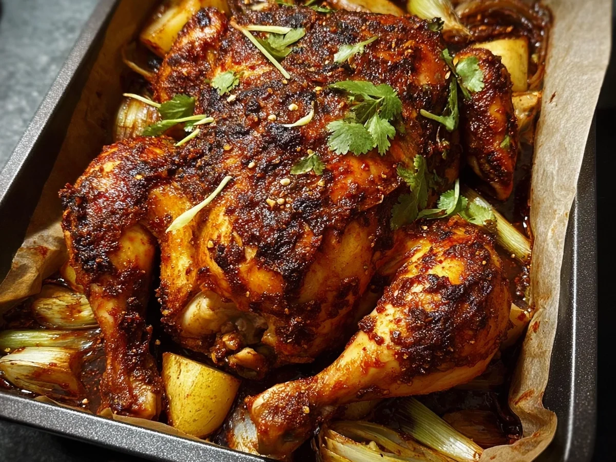 Chili-Huhn aus dem Ofen: Würziges Hähnchengericht - Bild 1