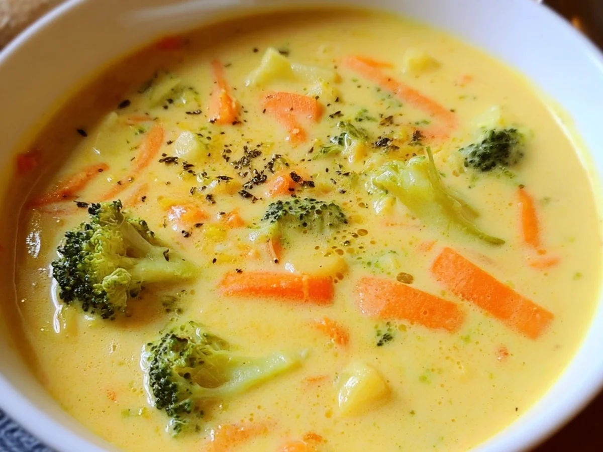 Cremige Brokkoli Käse Suppe mit Möhren: Ein Familienschatz - Bild 2