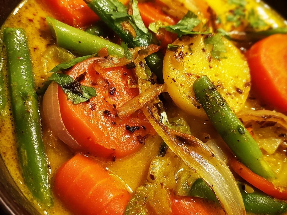 Cremige Kokos-Currysuppe mit buntem Gemüse - Bild 2