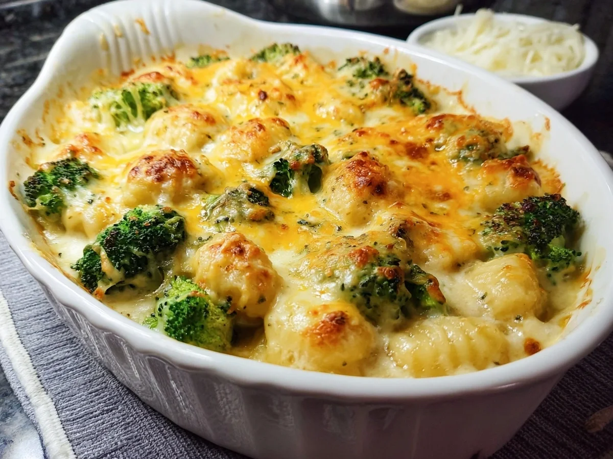 Cremiger Gnocchi Brokkoli-Auflauf: Schnell & kinderfreundlich - Bild 1