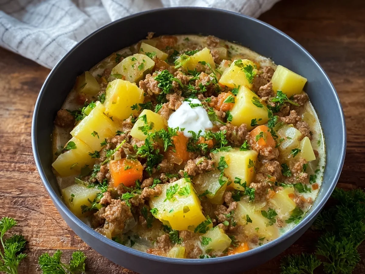 Cremiger Hack-Kartoffel-Kohlrabi-Eintopf - Bild 2