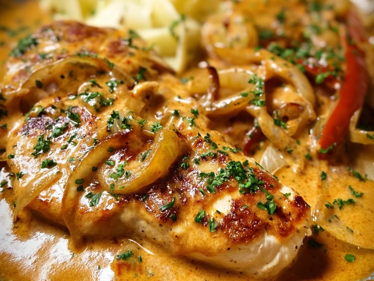 Cremiges Paprika-Sahne-Hähnchen: Schnell & ohne Fix - Bild 1