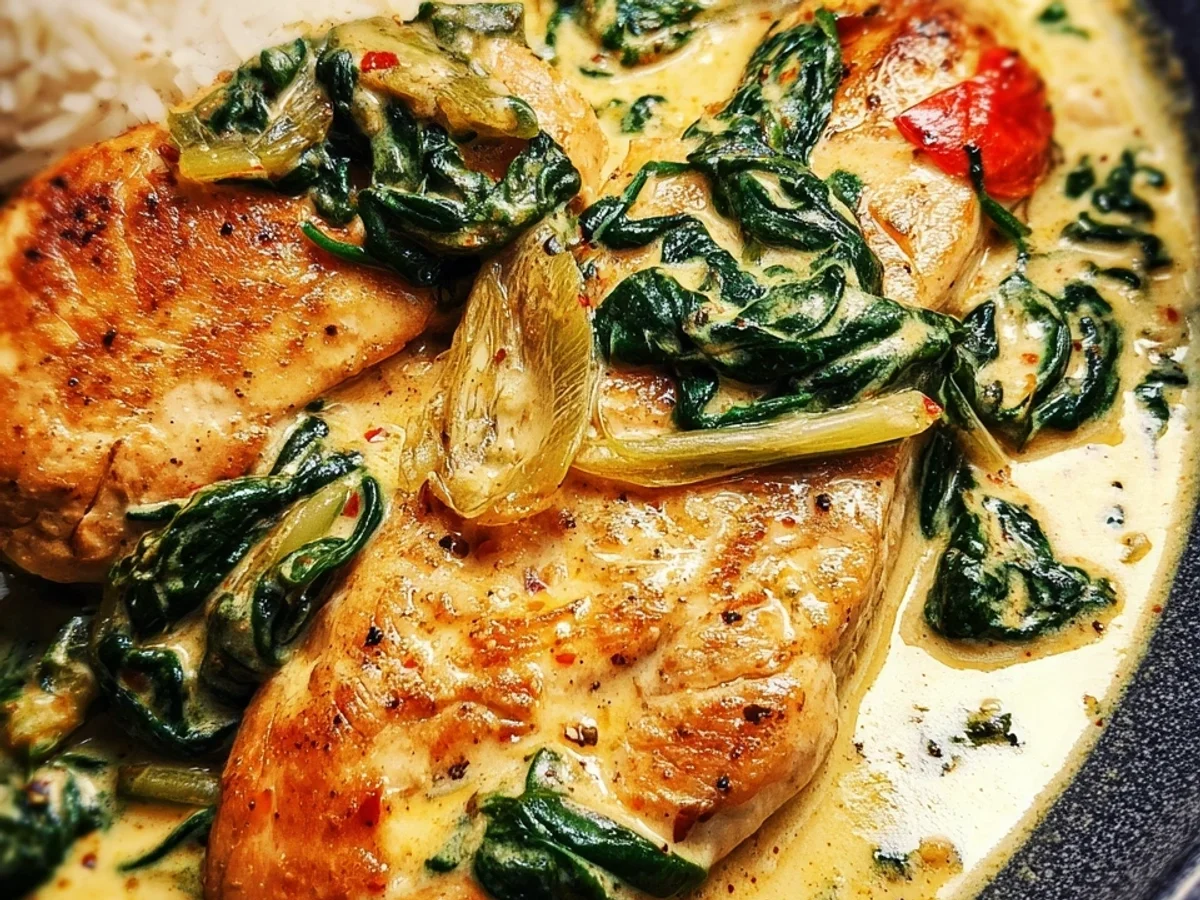 Cremiges Spinat-Parmesan-Hähnchen: Einfaches Familienglück - Bild 2