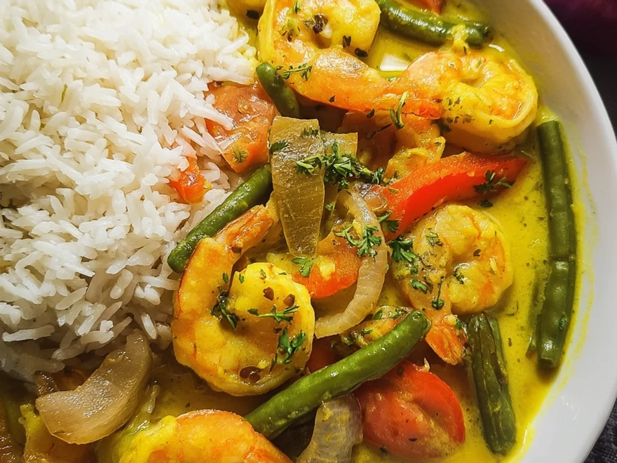 Curry Garnelen mit Gemüse & Reis: Schnell & Lecker - Bild 2