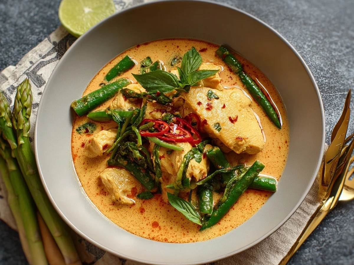 Curry-Huhn mit grünem Spargel: Authentisch Thai - Bild 2
