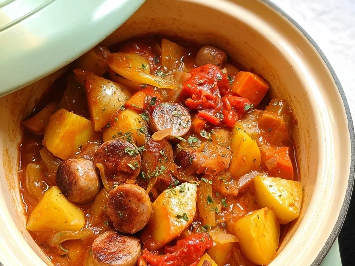 Currywurst Eintopf: Einfach & Herzhaftes Rezept - Bild 1