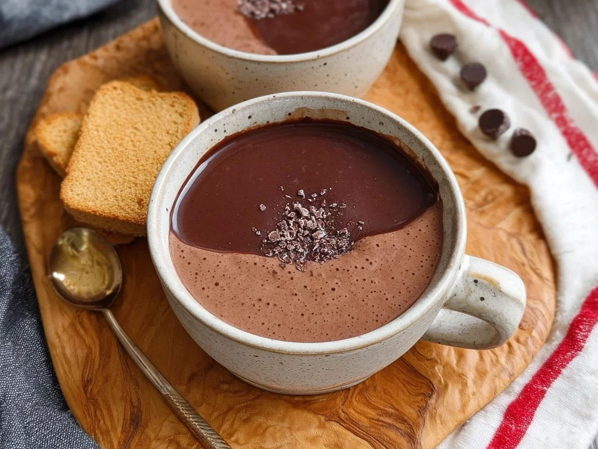 DDR Puddingsuppe: Warmes Schoko-Dessert für Kinder - Bild 1