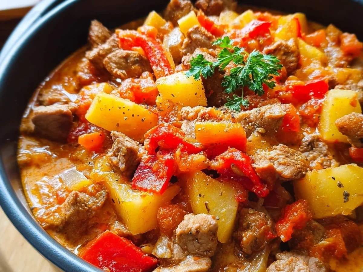 Deftige Gyrossuppe: Einfaches & schnelles Rezept - Bild 1