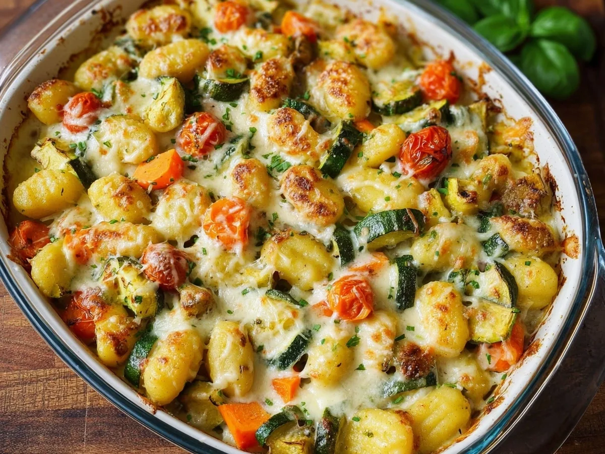 Gnocchi-Auflauf mit buntem Gemüse: Einfach & lecker - Bild 1