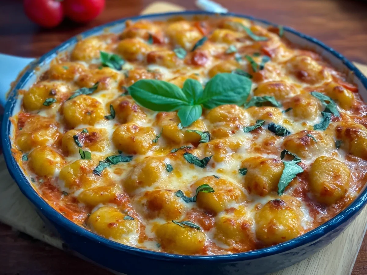 Gnocchi mit Tomatensoße & Mozzarella: Einfaches Rezept - Bild 1