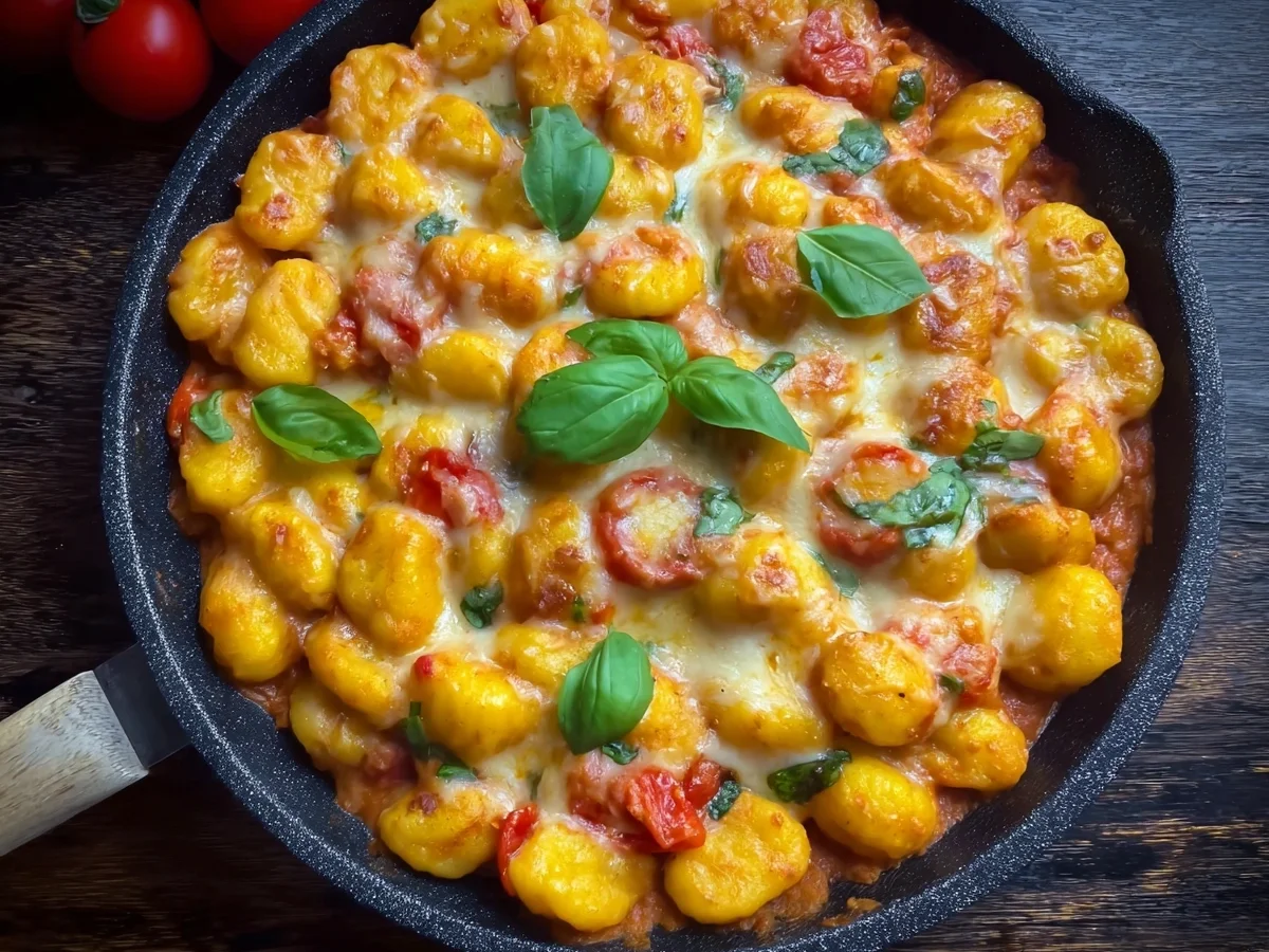 Gnocchi mit Tomatensoße & Mozzarella: Einfaches Rezept - Bild 2
