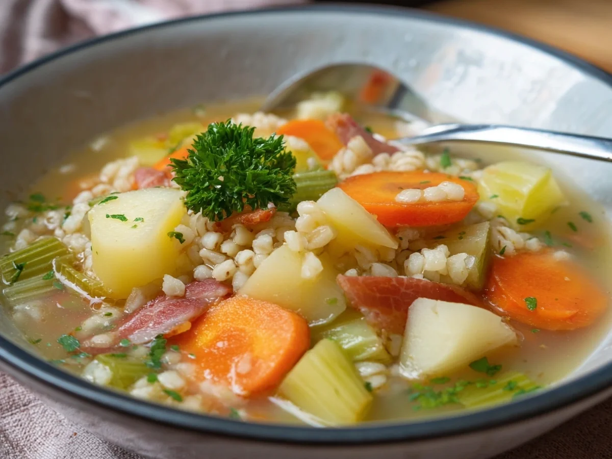 Herzhafte Graupensuppe mit Gemüse - Bild 2