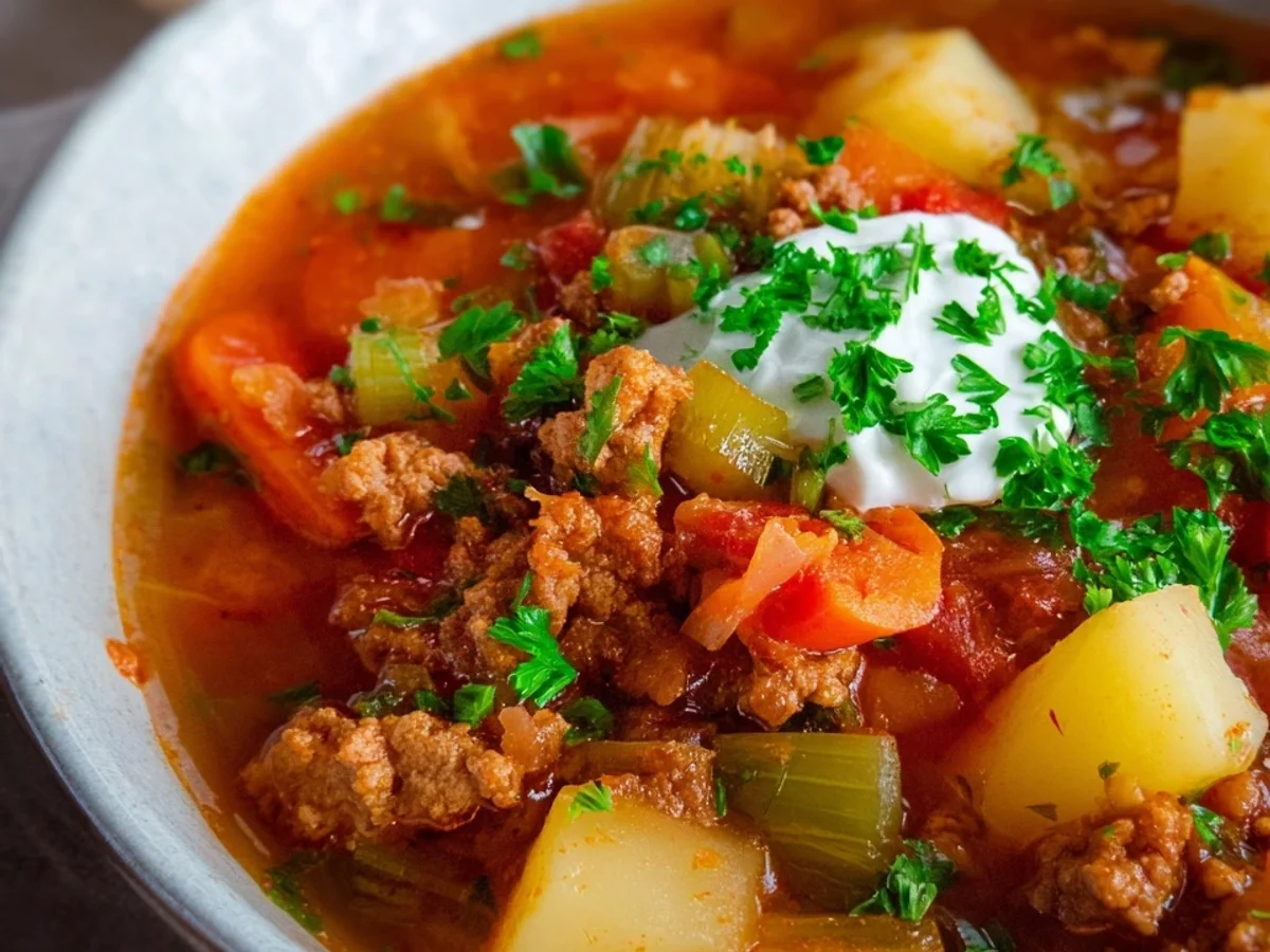 Herzhafter Bauerntopf mit Hackfleisch: Einfaches Rezept - Bild 2