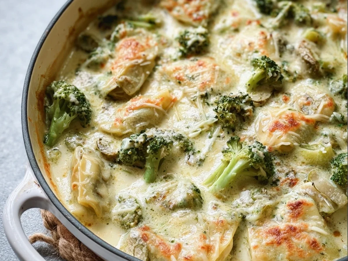 Herzhafter Brokkoli Maultaschen Auflauf - Bild 2