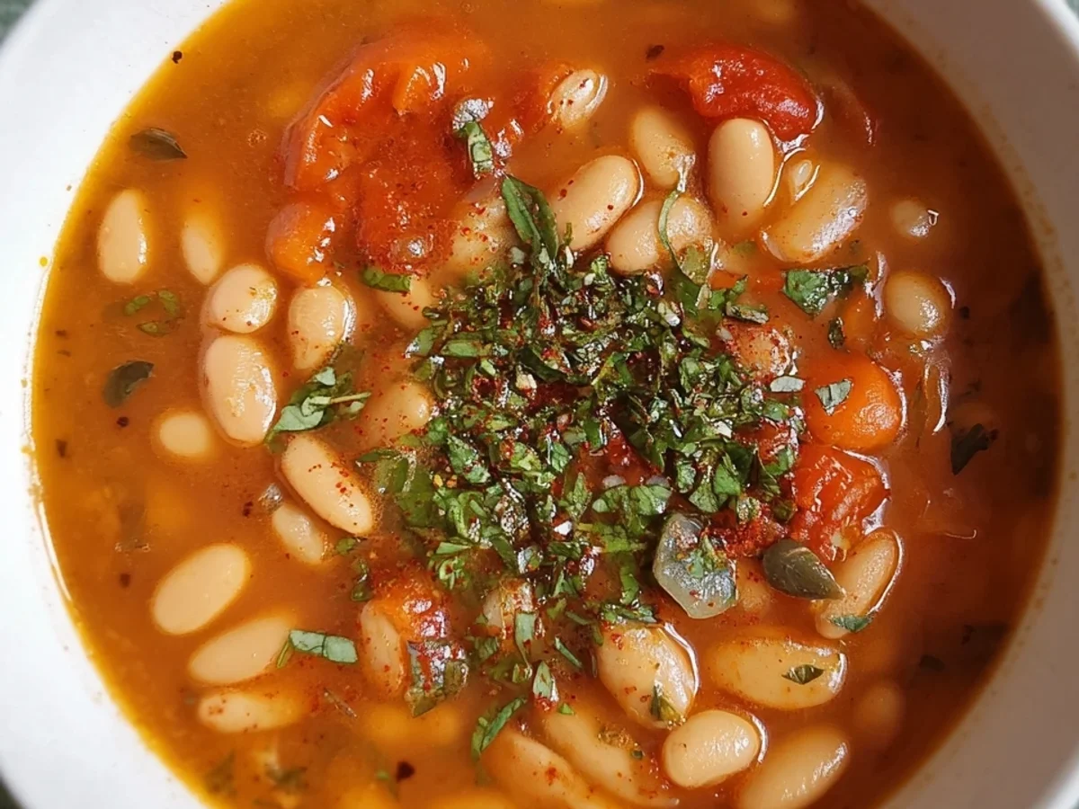 Jani Me Fasule: Vegane Albanische Weiße Bohnensuppe - Bild 2