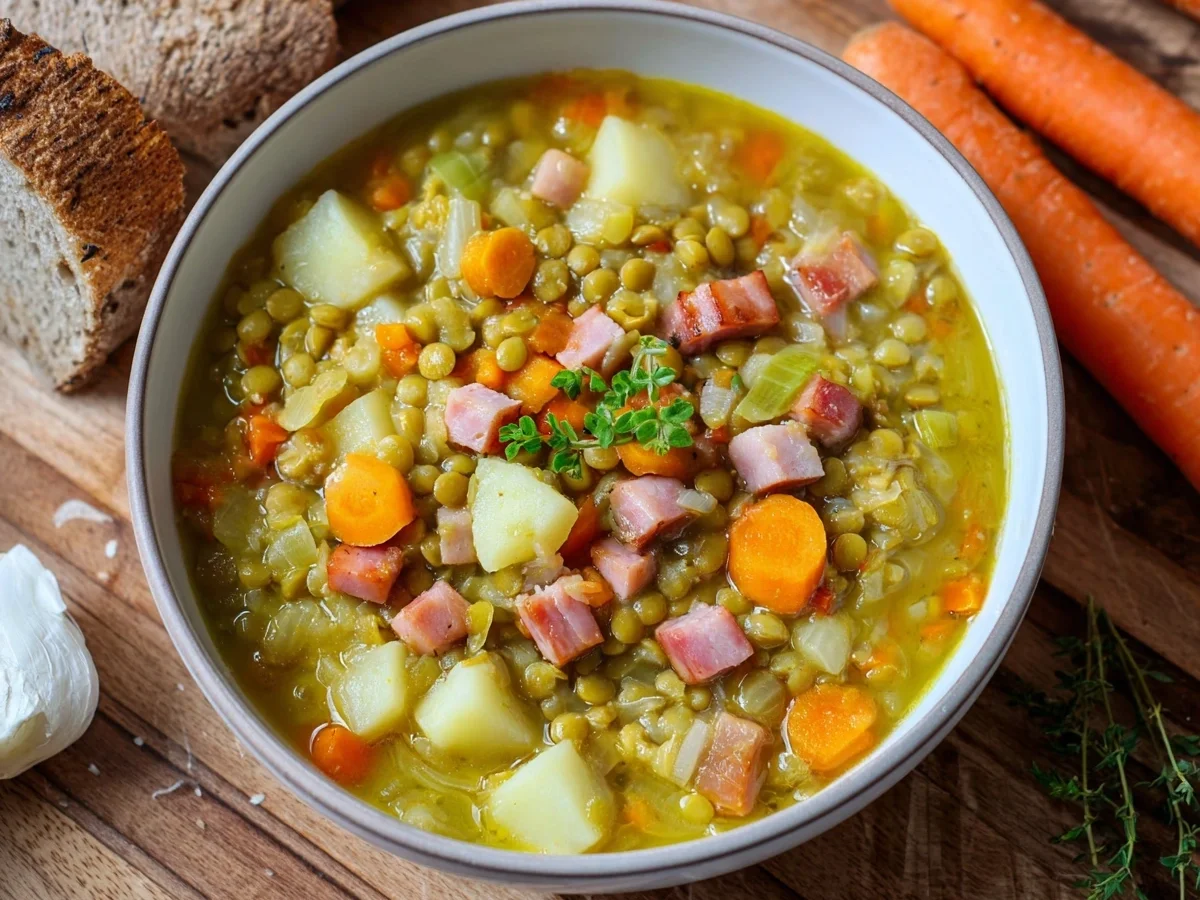 Klassische Erbsensuppe wie bei Oma: Herzhaft & Cremig - Bild 2