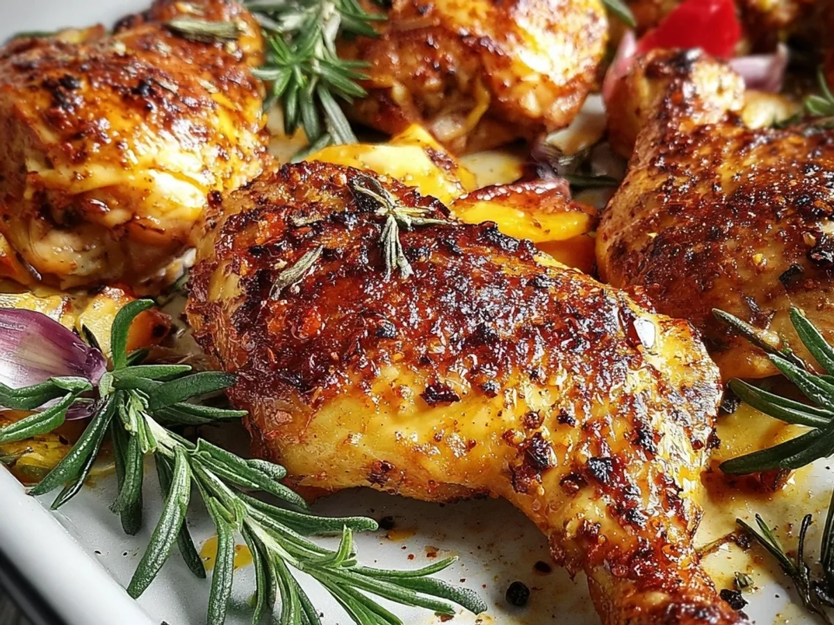Knusprige Hähnchenschenkel aus dem Backofen: Saftig & einfach - Bild 2