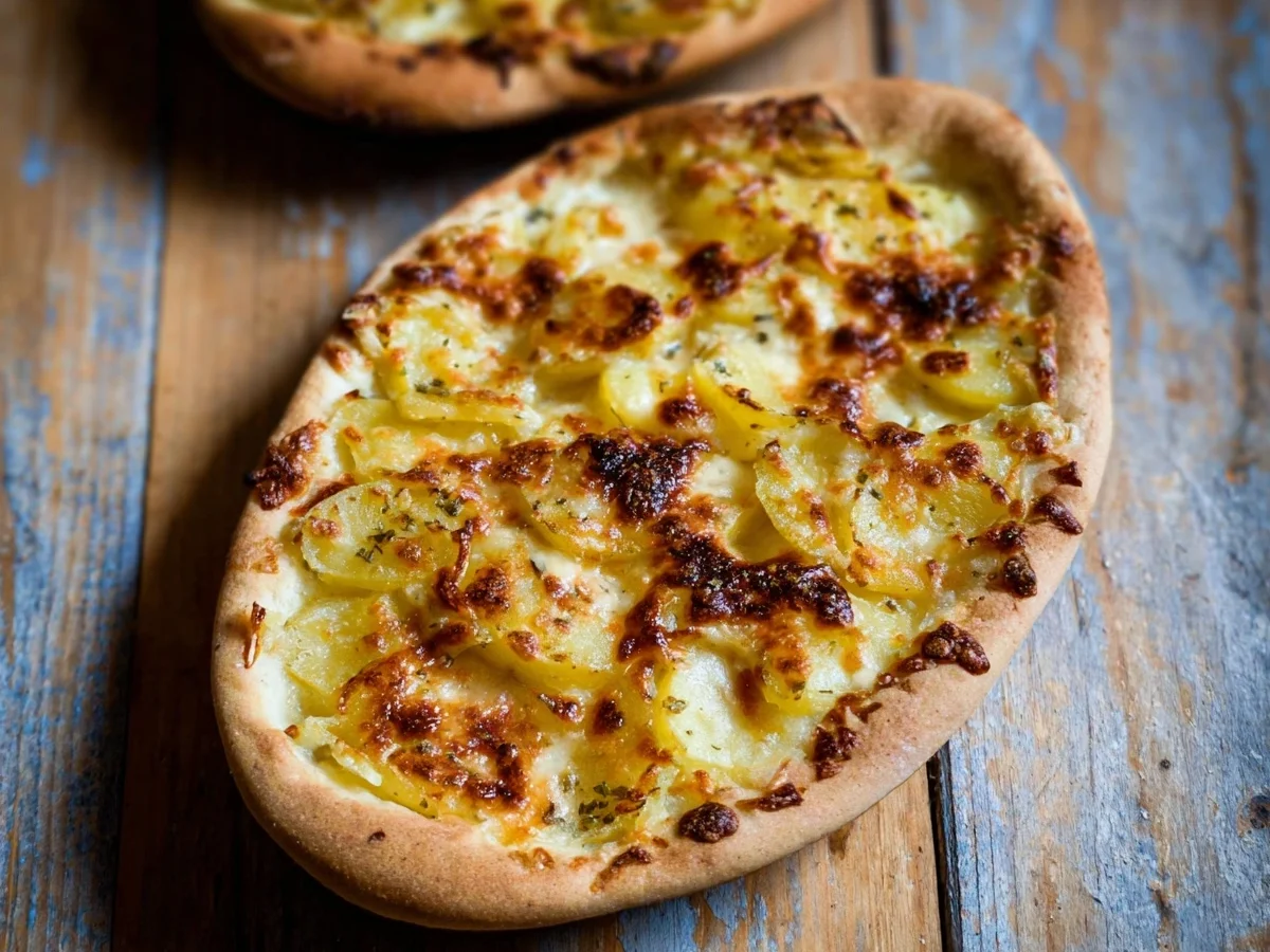 Knusprige Schwäbische Dinnete mit Kartoffeln & Käse - Bild 1