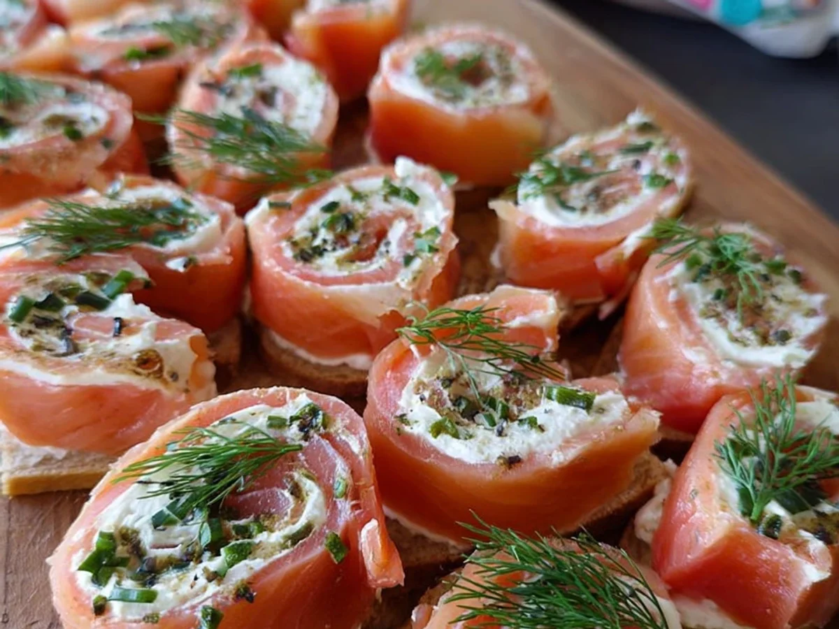Lachs-Frischkäse-Röllchen: Schnelles 15-Minuten Rezept - Bild 2