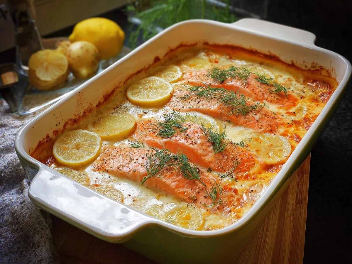 Lachs-Sahne-Gratin: Schnell & einfach zubereitet - Bild 1