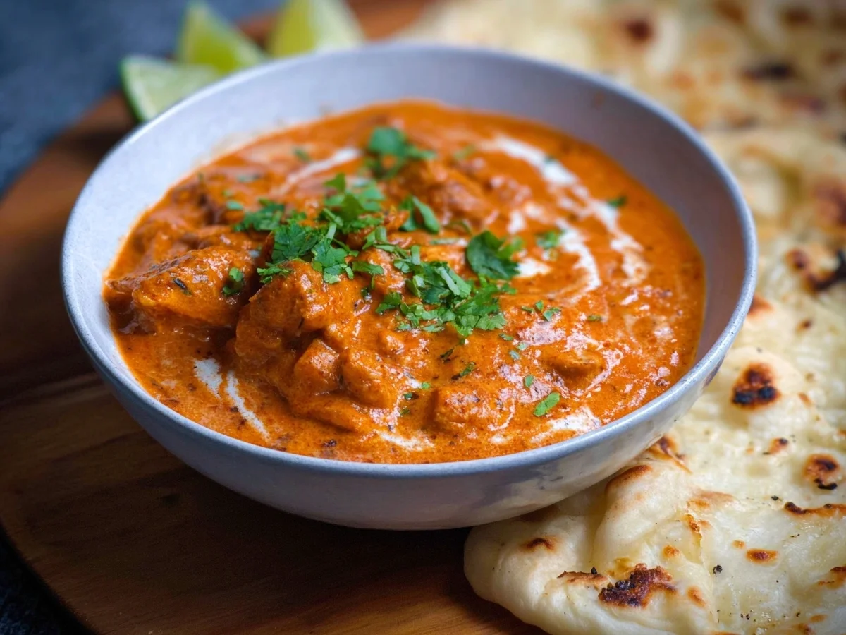 Low Carb Butter Chicken mit Naanbrot Indisch genießen - Bild 2