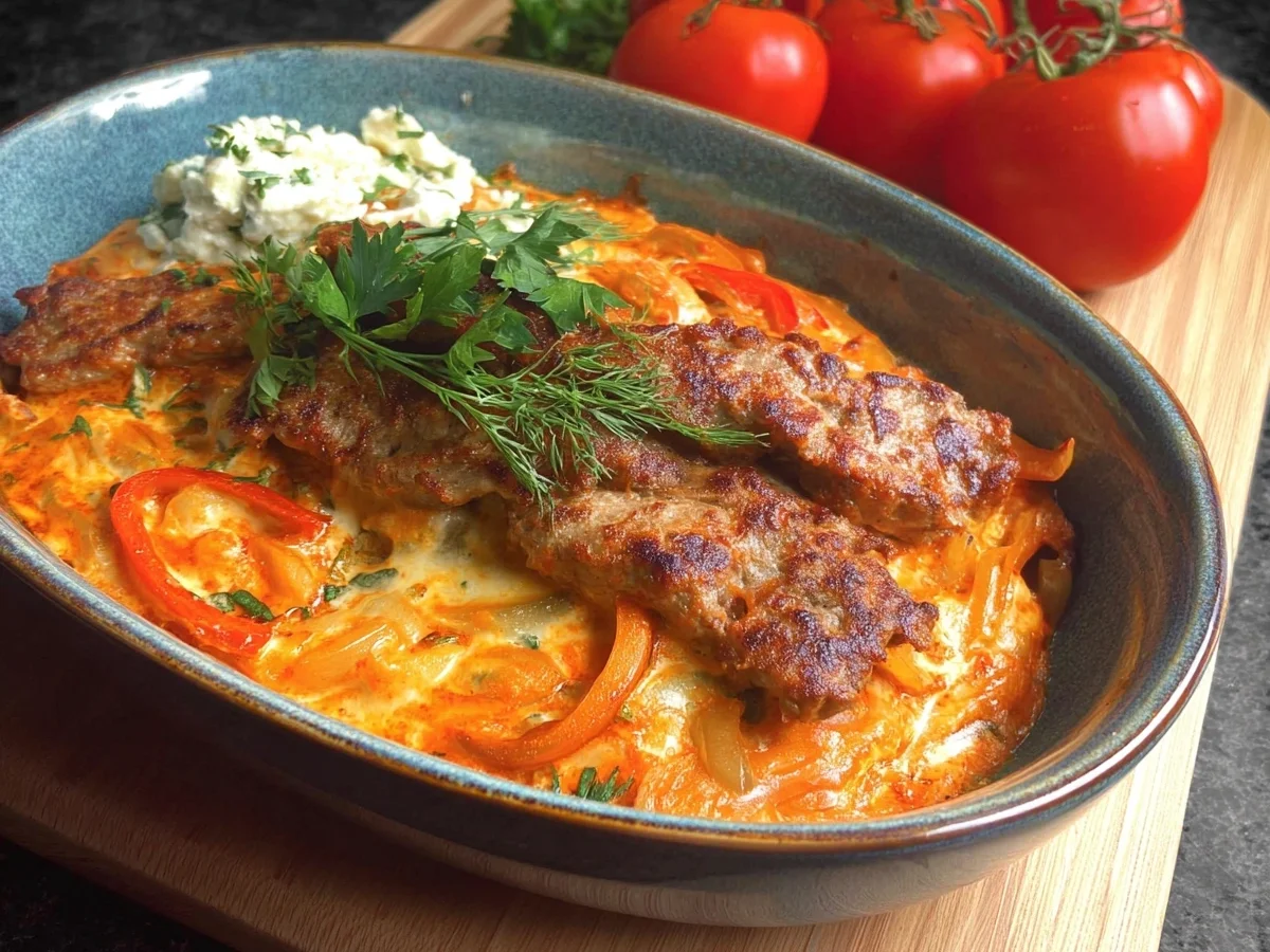 Low Carb Gyros in cremiger Sauce: Deftig & lecker - Bild 2