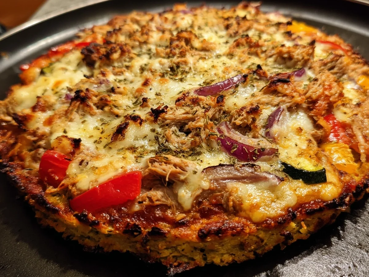 Low-Carb Thunfischpizza: Schnell, lecker & gesund - Bild 1