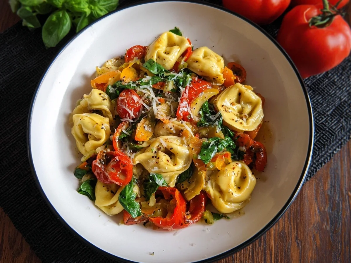 Mediterrane Tortellini: Einfach & Vegetarisch Rezept - Bild 1