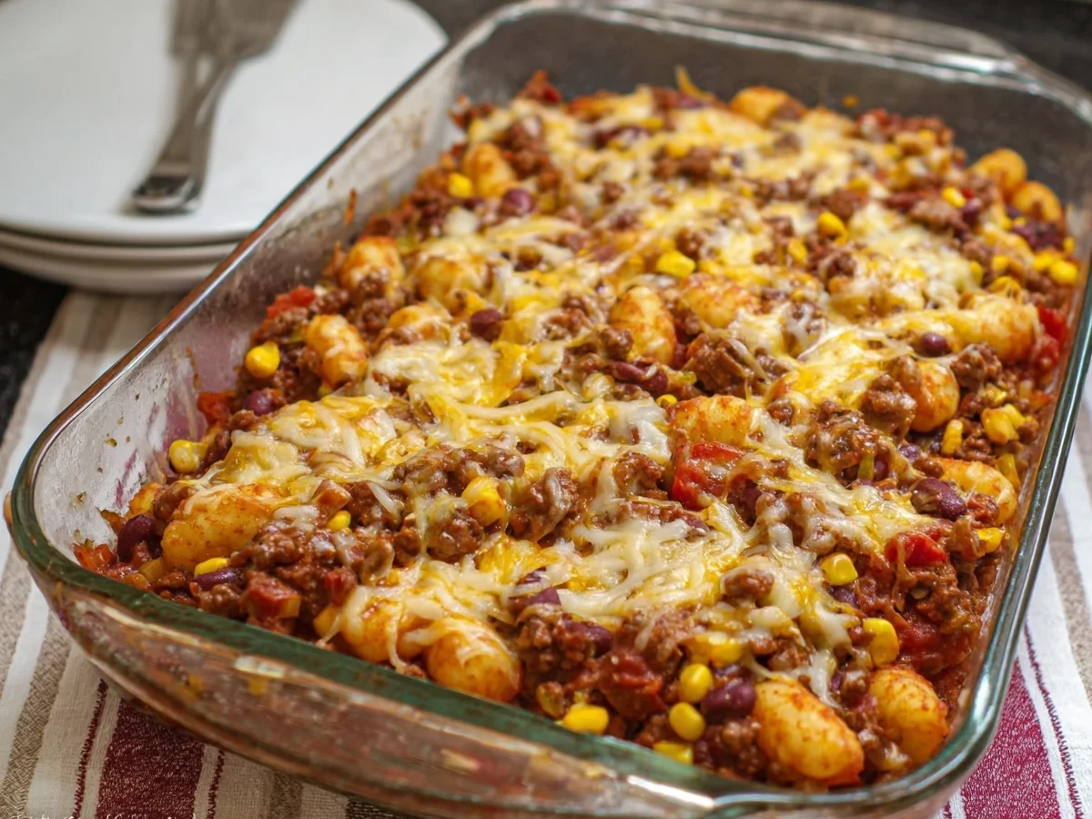 Mexikanischer Gnocchi Hack-Auflauf: Schnell & Herzhaft - Bild 1