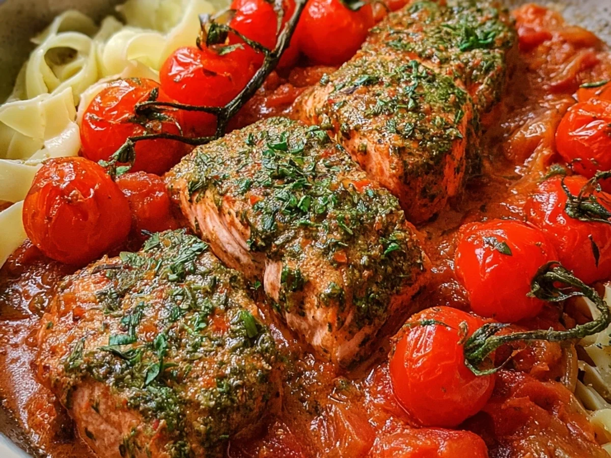 Ofenlachs mit Tomaten-Sahnesoße: Schnell & Lecker - Bild 2
