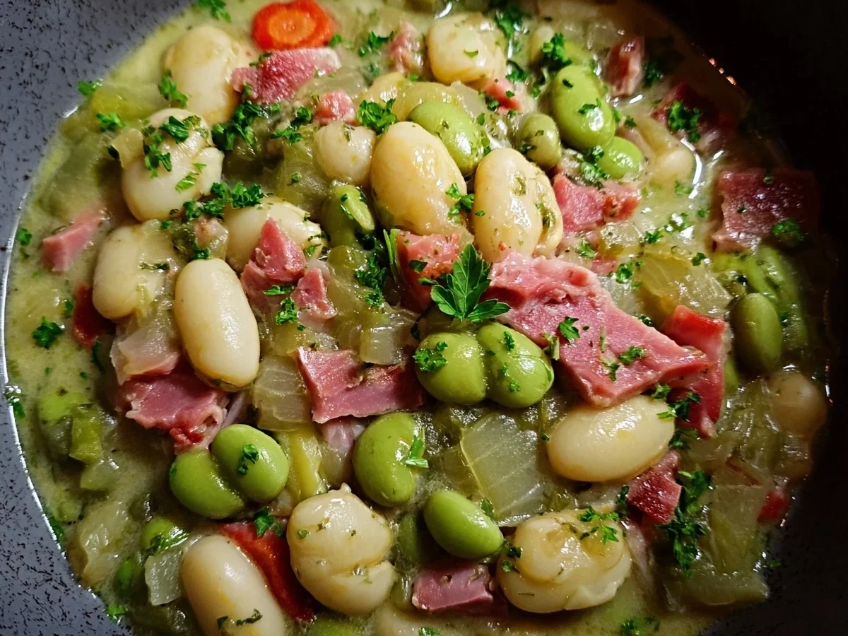 Omas Dicke Bohnen mit Truthahnschinken Rezept - Bild 1