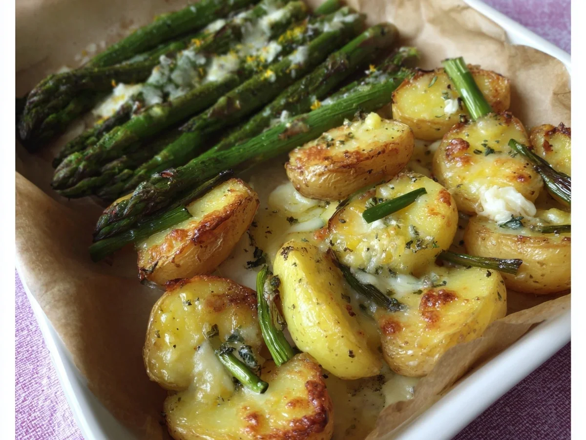 Parmesan-Kartoffeln & Spargel aus dem Ofen - Bild 2